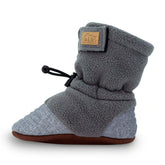 Jan & Jul Baby Stay-Put Cozy Booties - Heather Grey